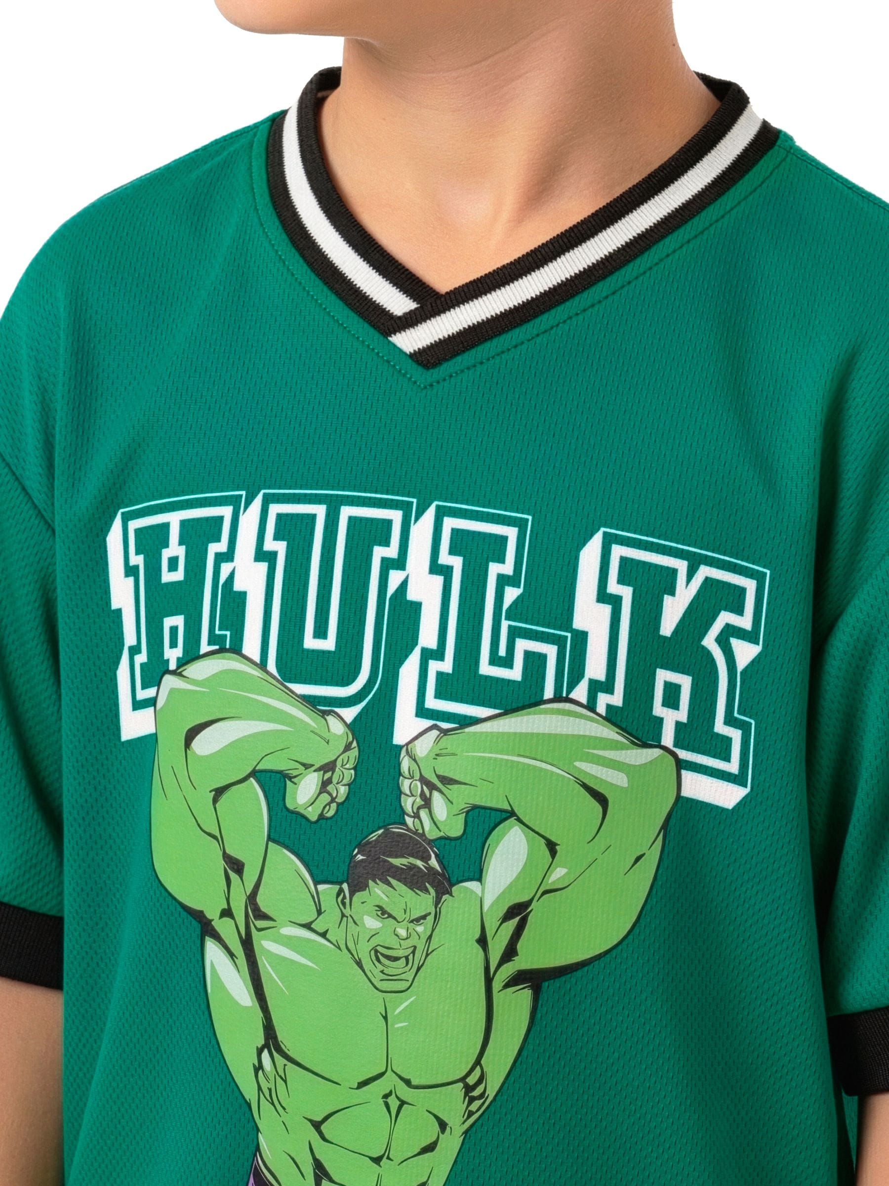 Dsiney Kidz - Character Green Marvel Incredible Hulk Football Shirt image 8