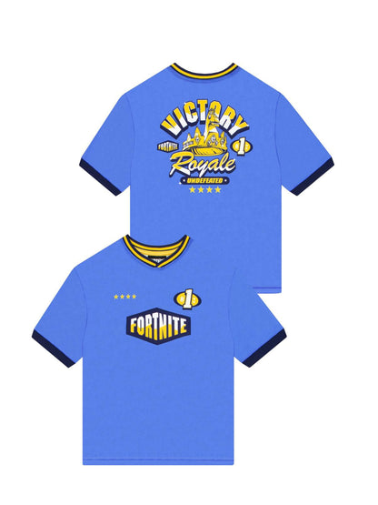 Dsiney Kidz - Character Blue Fortnite Football Victory Royale Shirt image 1