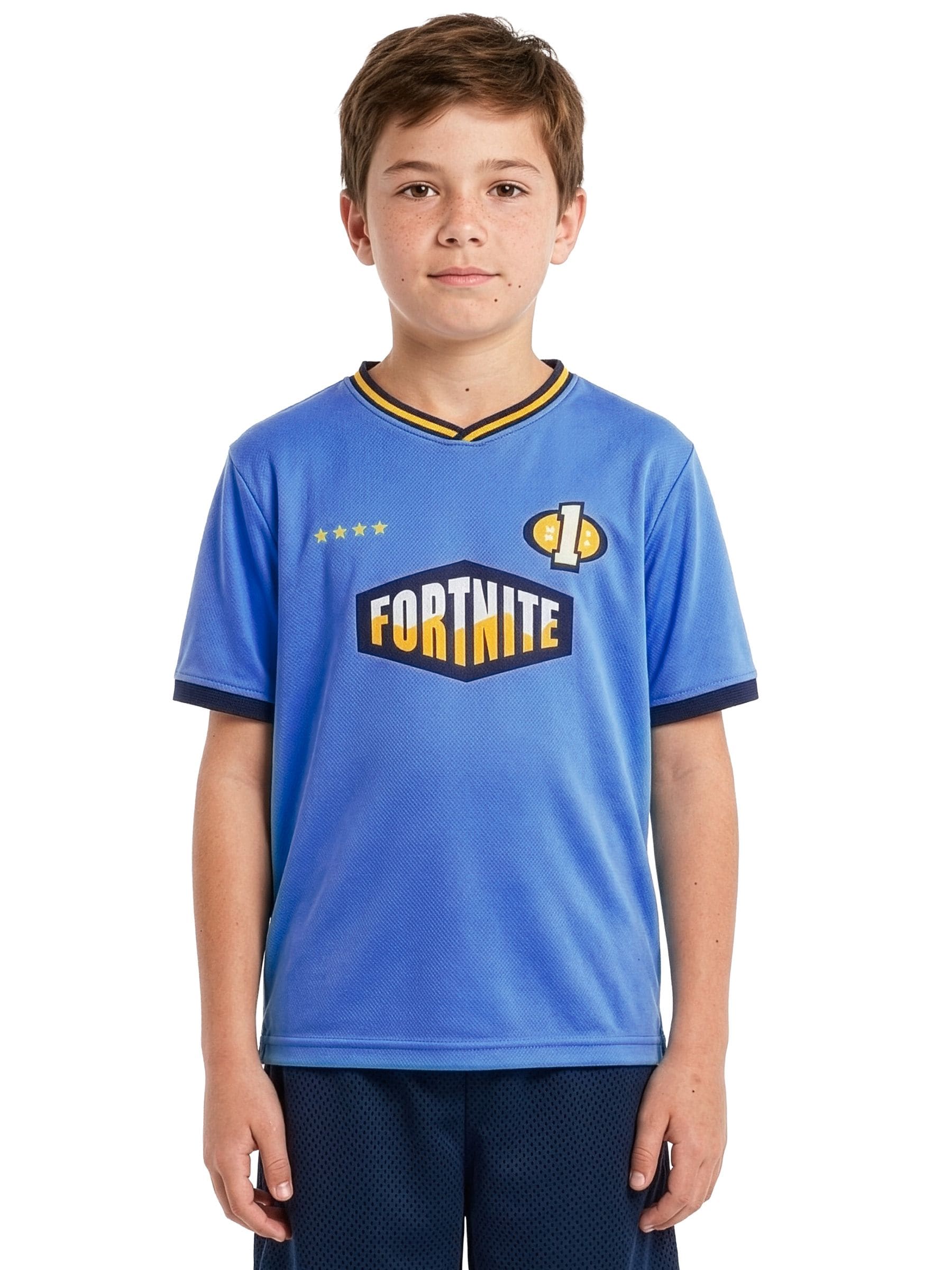 Dsiney Kidz - Character Blue Fortnite Football Victory Royale Shirt image 2
