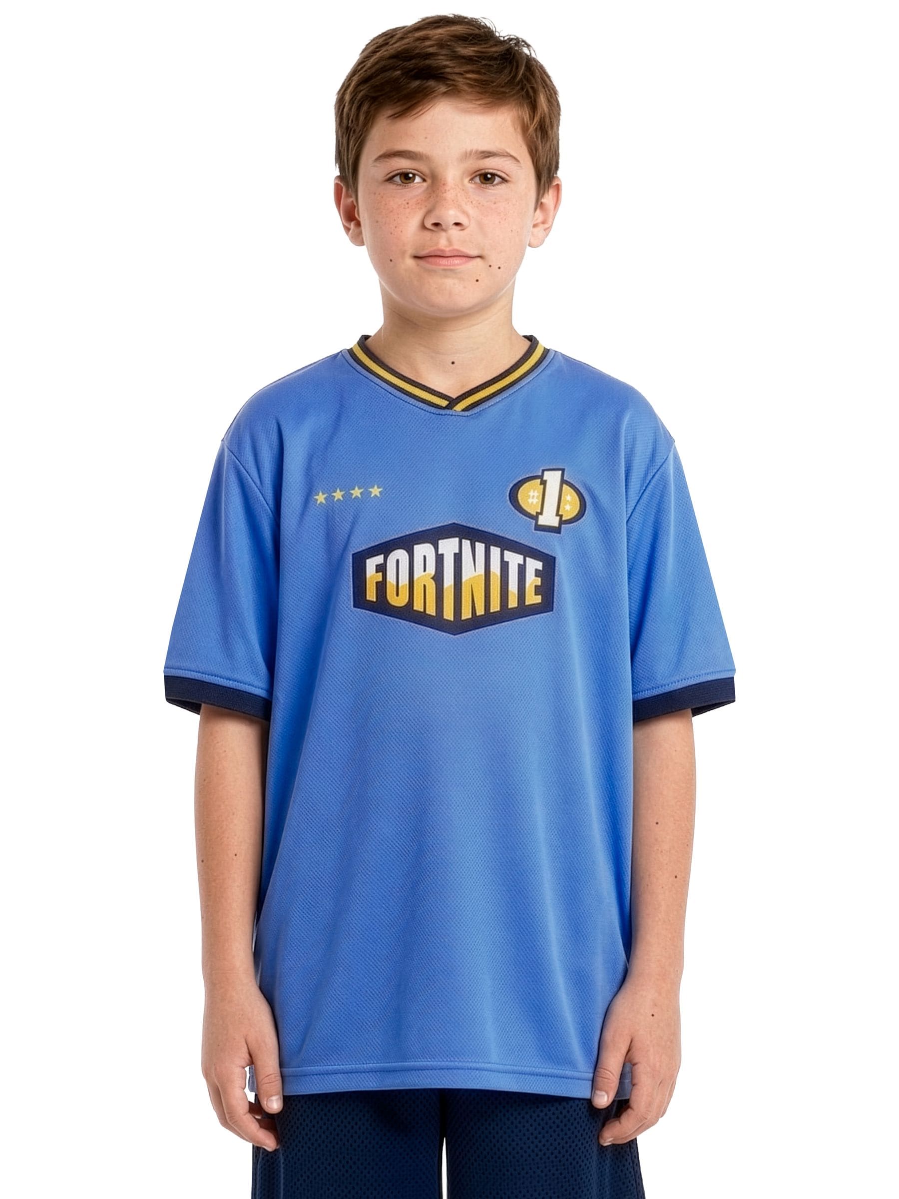 Dsiney Kidz - Character Blue Fortnite Football Victory Royale Shirt image 4