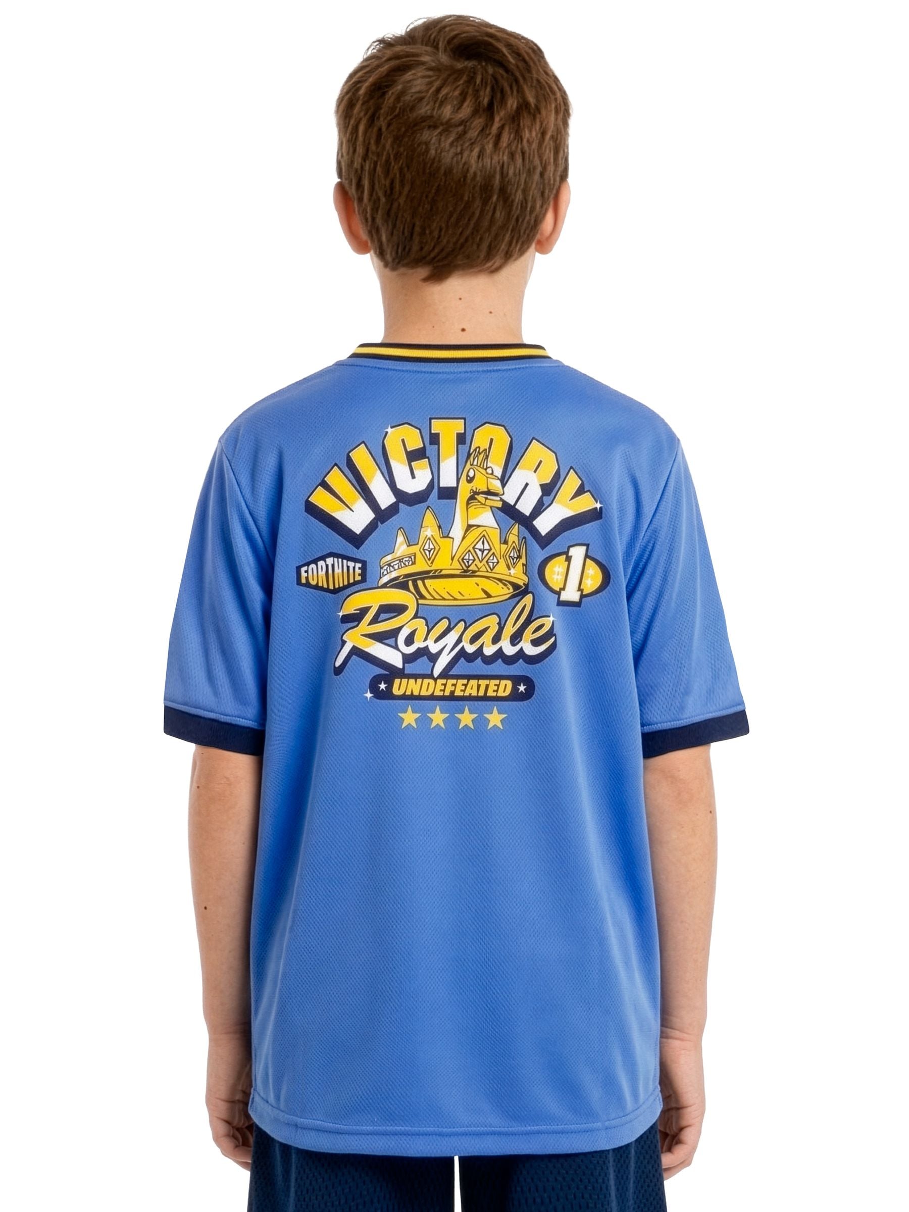 Dsiney Kidz - Character Blue Fortnite Football Victory Royale Shirt image 5