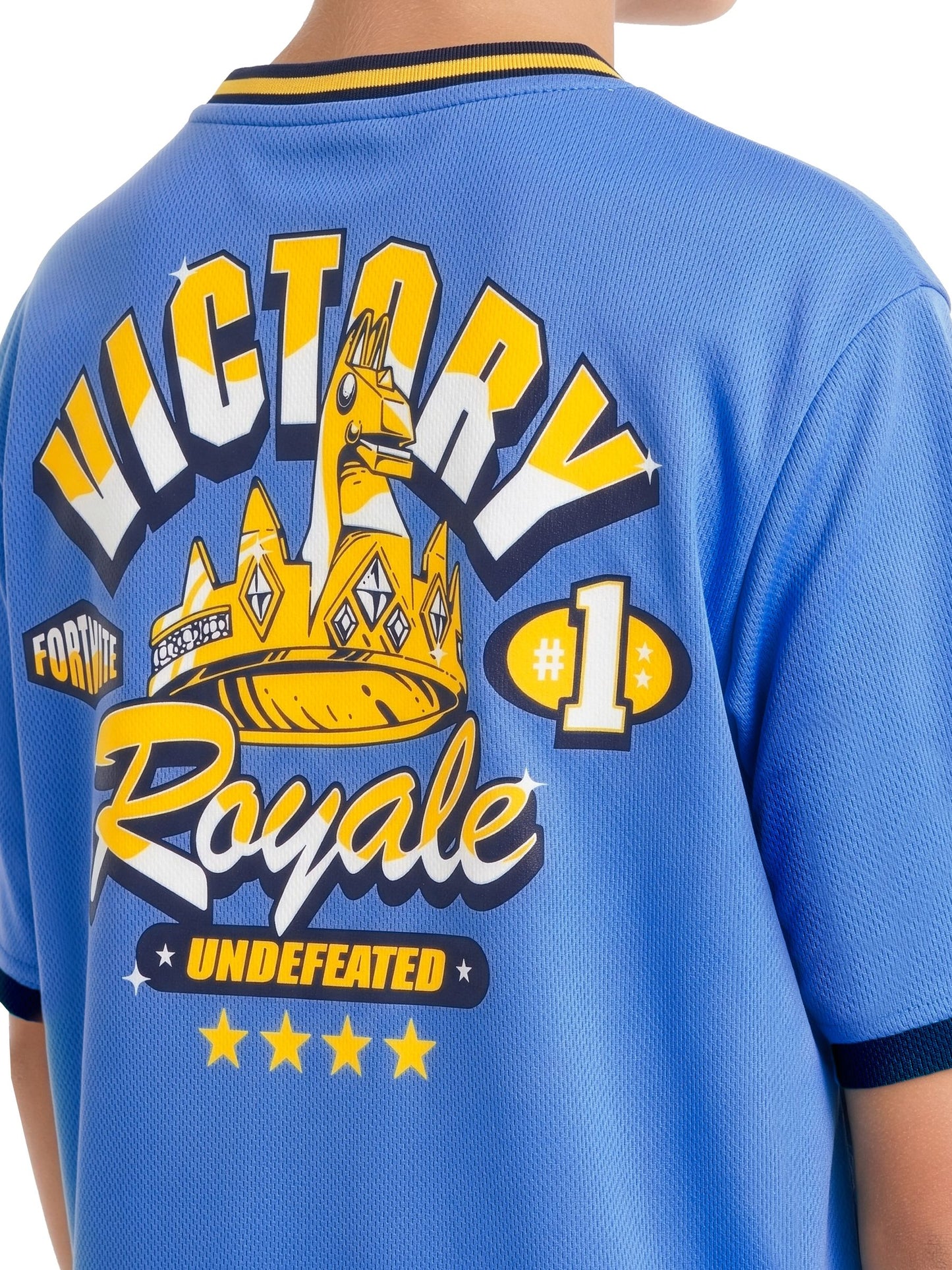 Dsiney Kidz - Character Blue Fortnite Football Victory Royale Shirt image 7