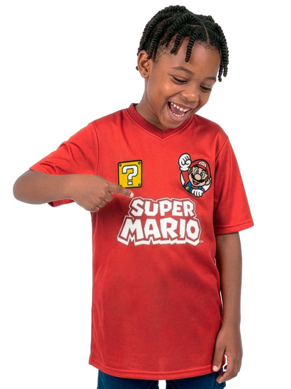 Dsiney Kidz - Character Red Super Mario Football Shirt image 2