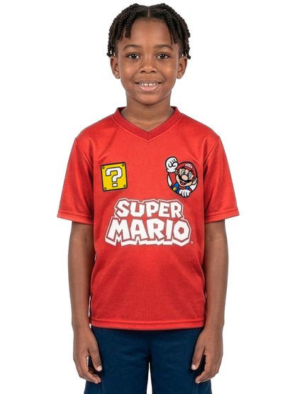 Dsiney Kidz - Character Red Super Mario Football Shirt image 5
