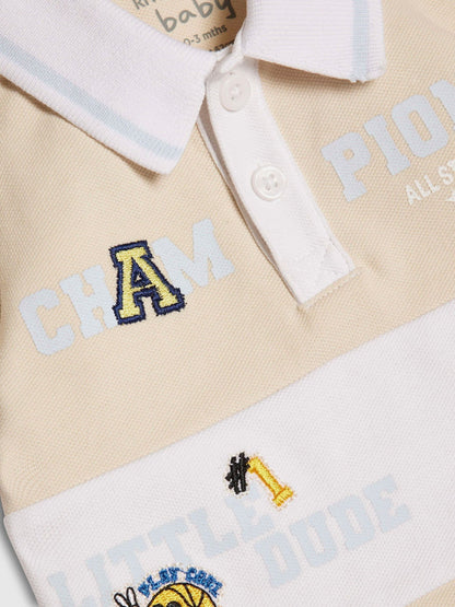 Dsiney Kidz - River Island Blue Basketball Polo Shirt & Short Set image 4