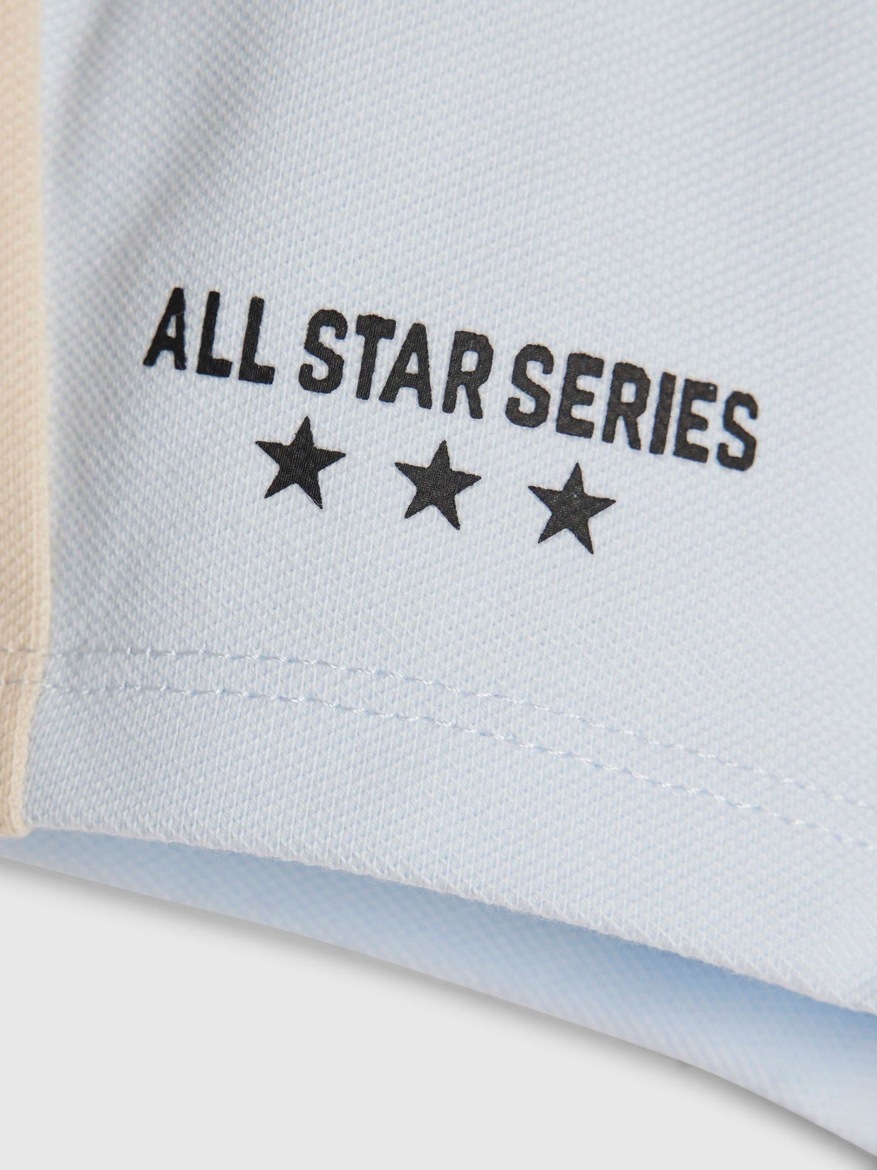 Dsiney Kidz - River Island Blue Basketball Polo Shirt & Short Set image 5