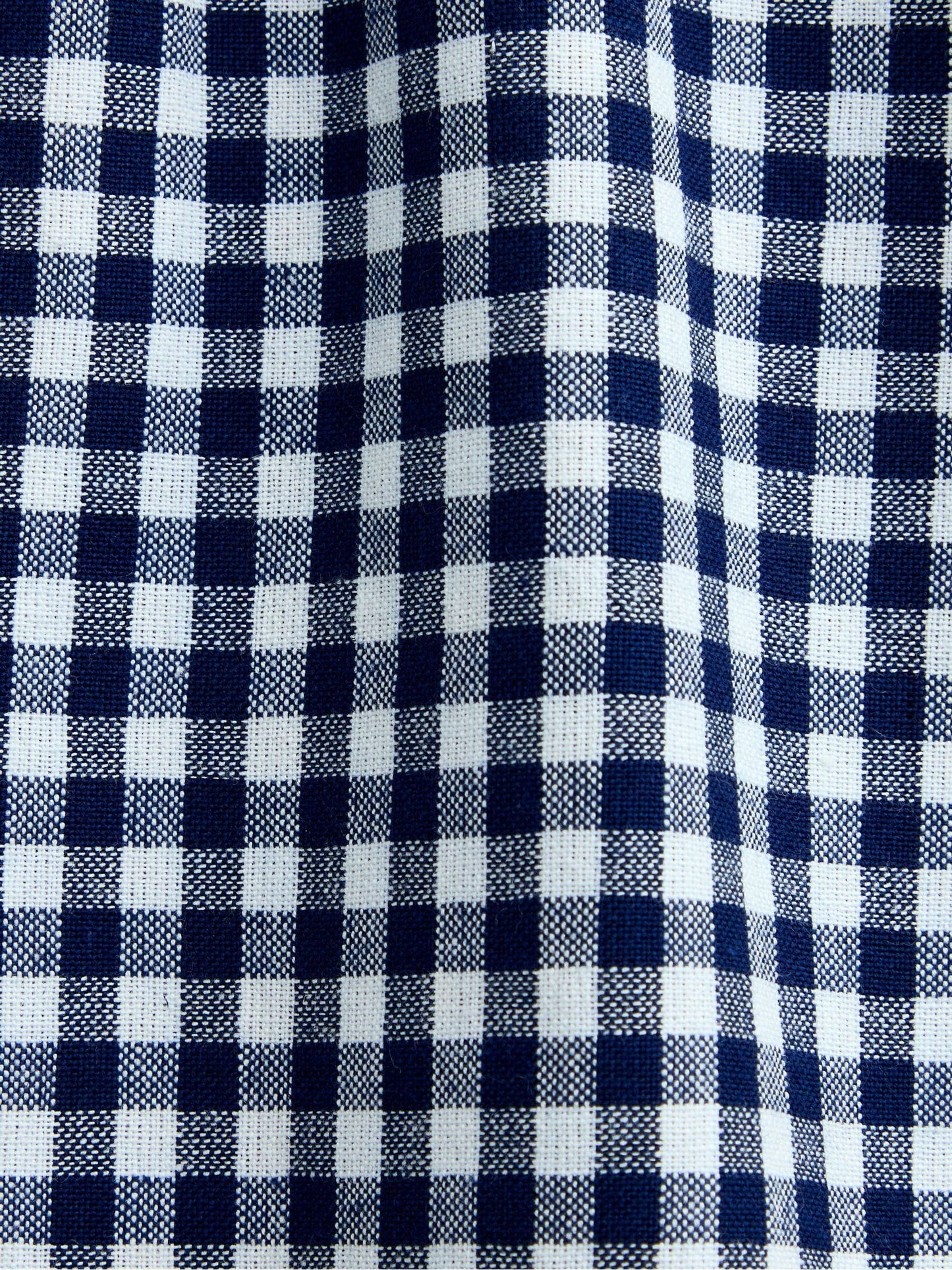 Dsiney Kidz - JoJo Maman Bébé Navy Blue Gingham Collared Blouse image 4
