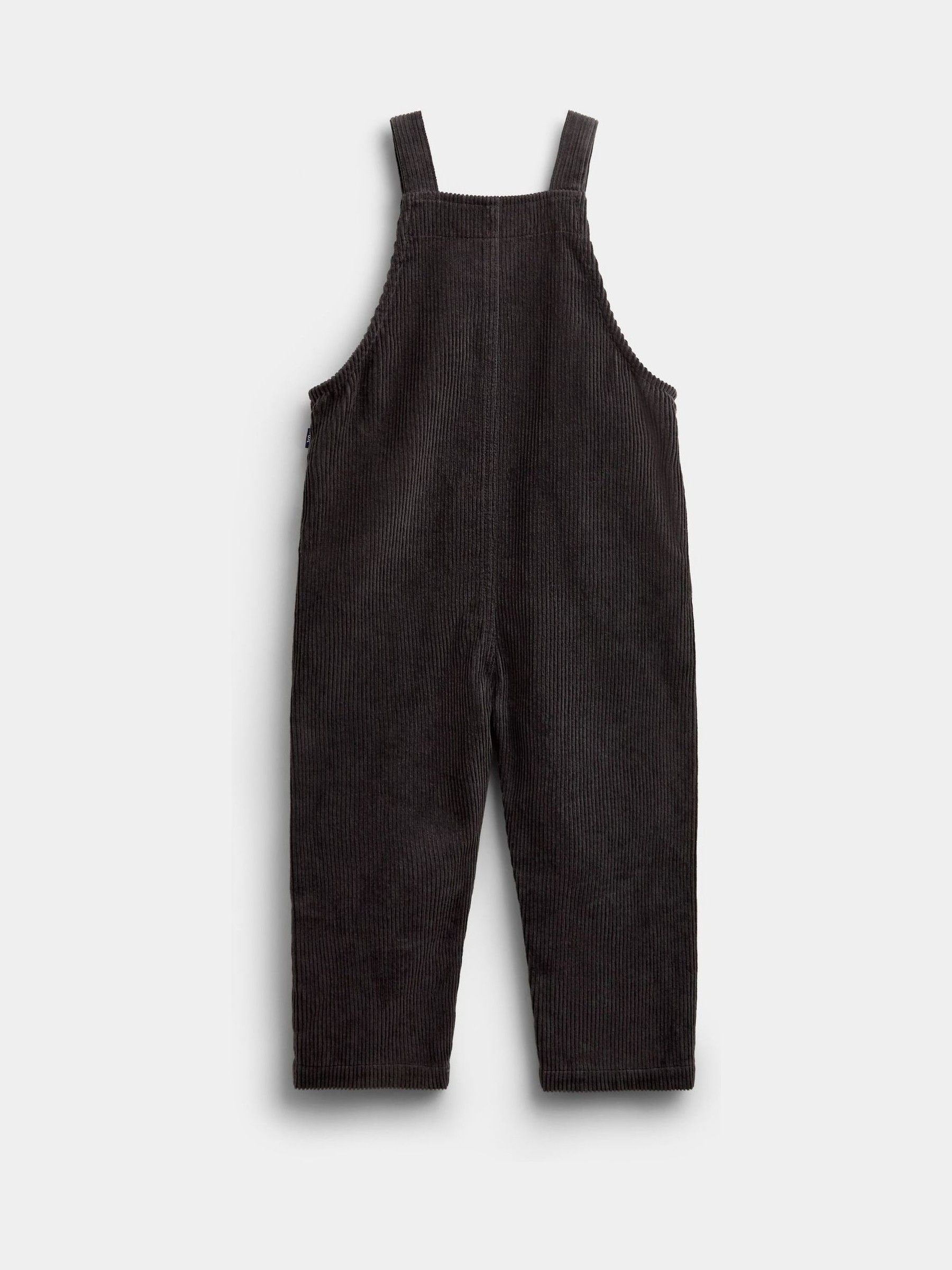 Jojo Maman Bébé Grey Snack Badge Dungaree image 5