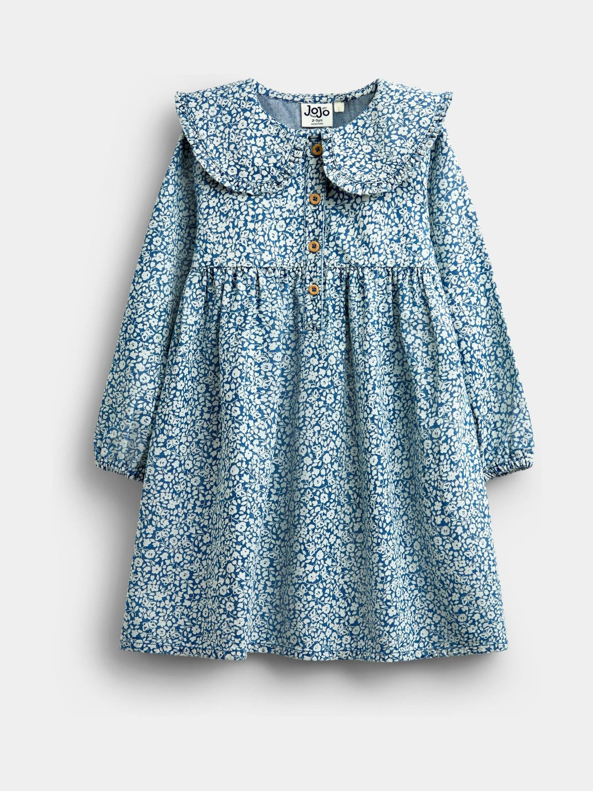 Dsiney Kidz - Jojo Maman Bébé Blue Printed Denim Ditsy image 1