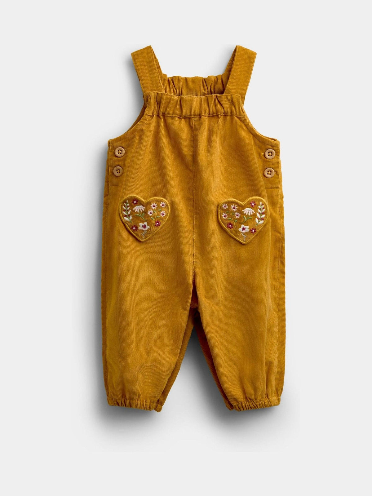 Dsiney Kidz - Jojo Maman Bébé Yellow Heart Dungaree Set image 4