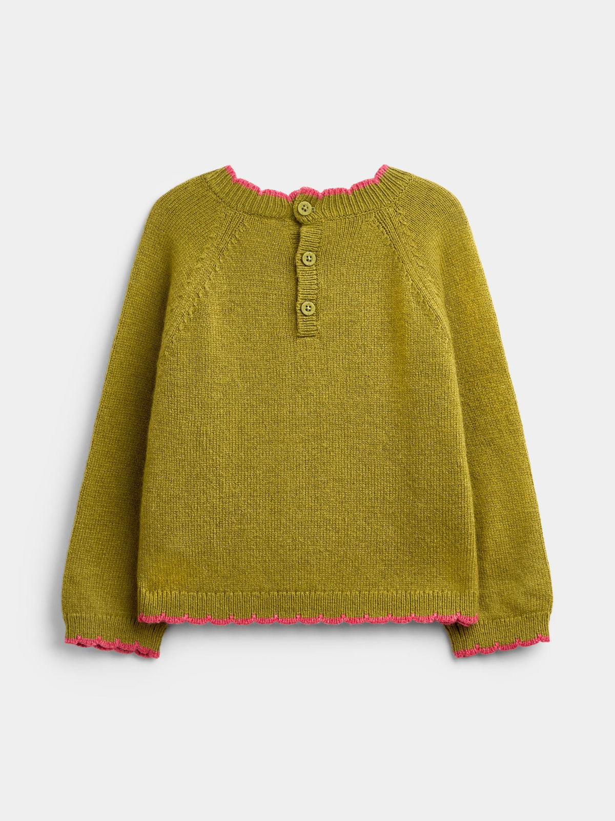 Jojo Maman Bébé Green Deer Jumper - image 2