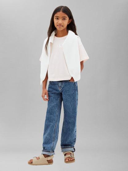 Calvin Klein Jeans Pink Boxy Logo T-Shirt image 3