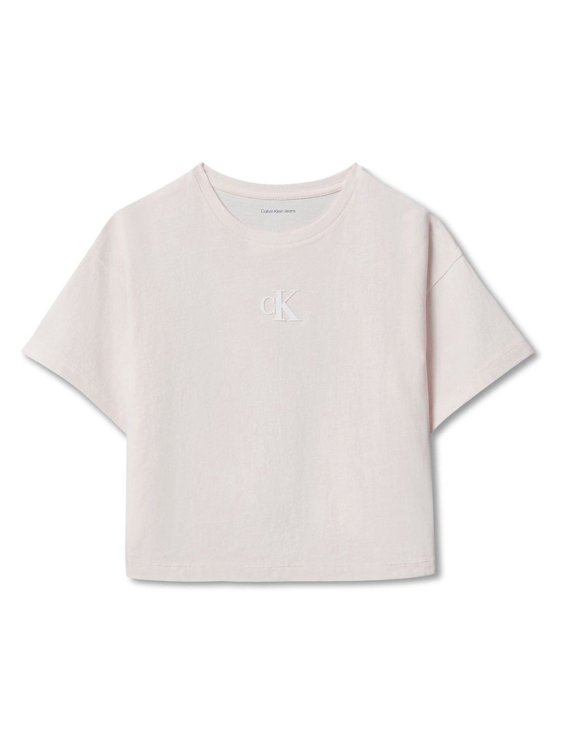 Calvin Klein Jeans Pink Boxy Logo T-Shirt image 5