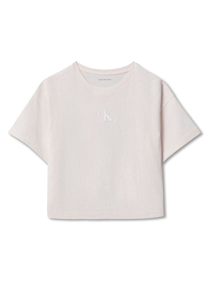 Calvin Klein Jeans Pink Boxy Logo T-Shirt image 5