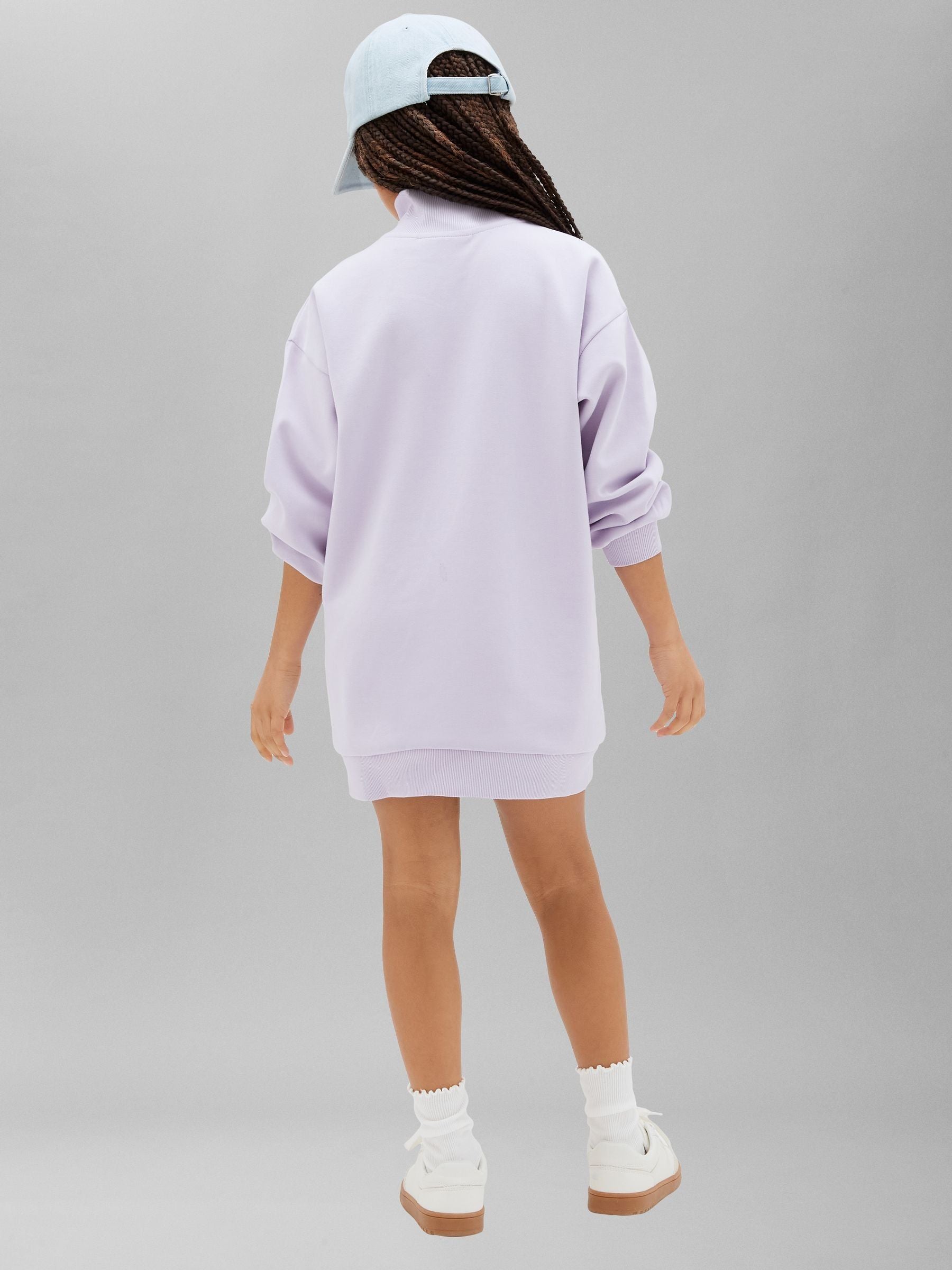 Calvin Klein Jeans Pink Kids Zip Sweatshirt Dress image 2