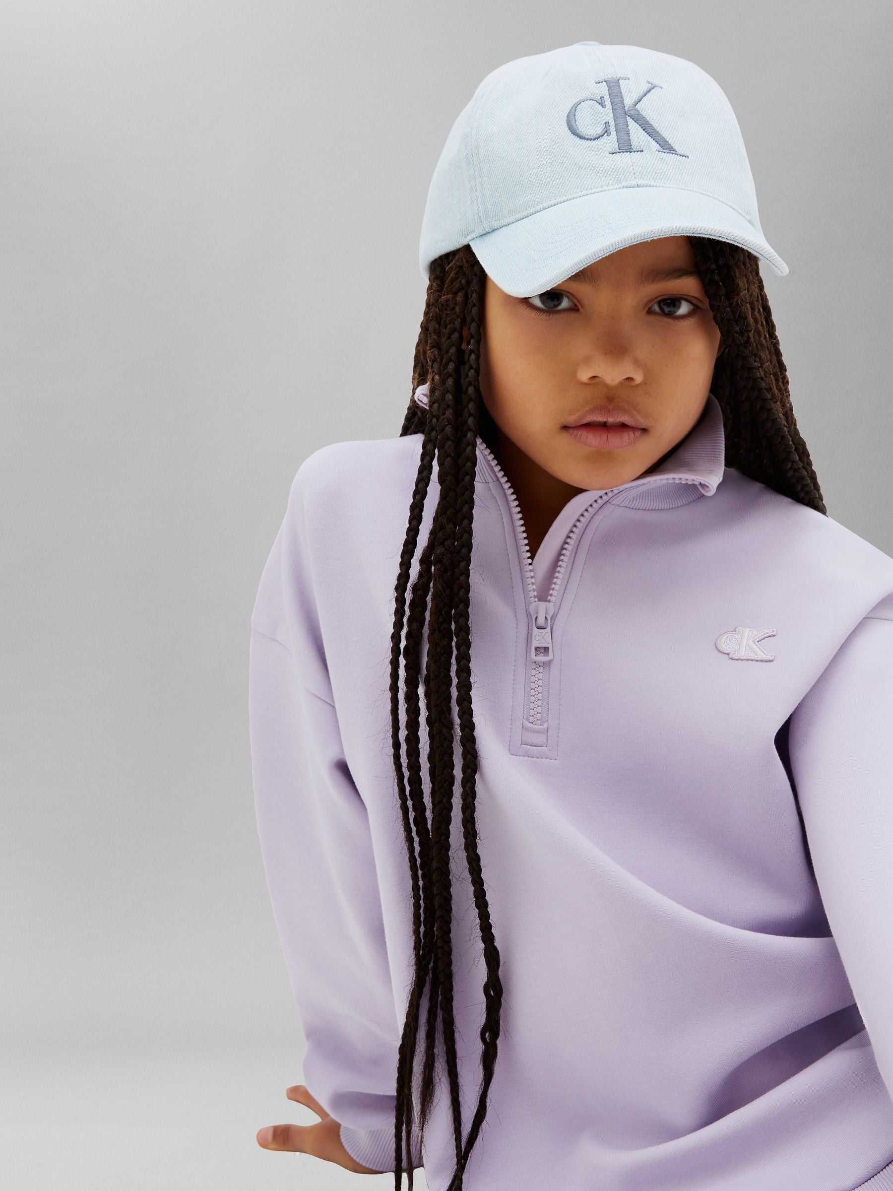 Calvin Klein Jeans Pink Kids Zip Sweatshirt Dress image 4