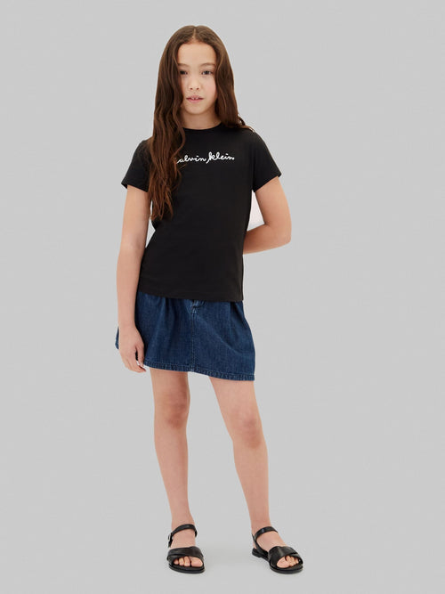 Calvin Klein Jeans Black Slim Logo T-Shirt image 1