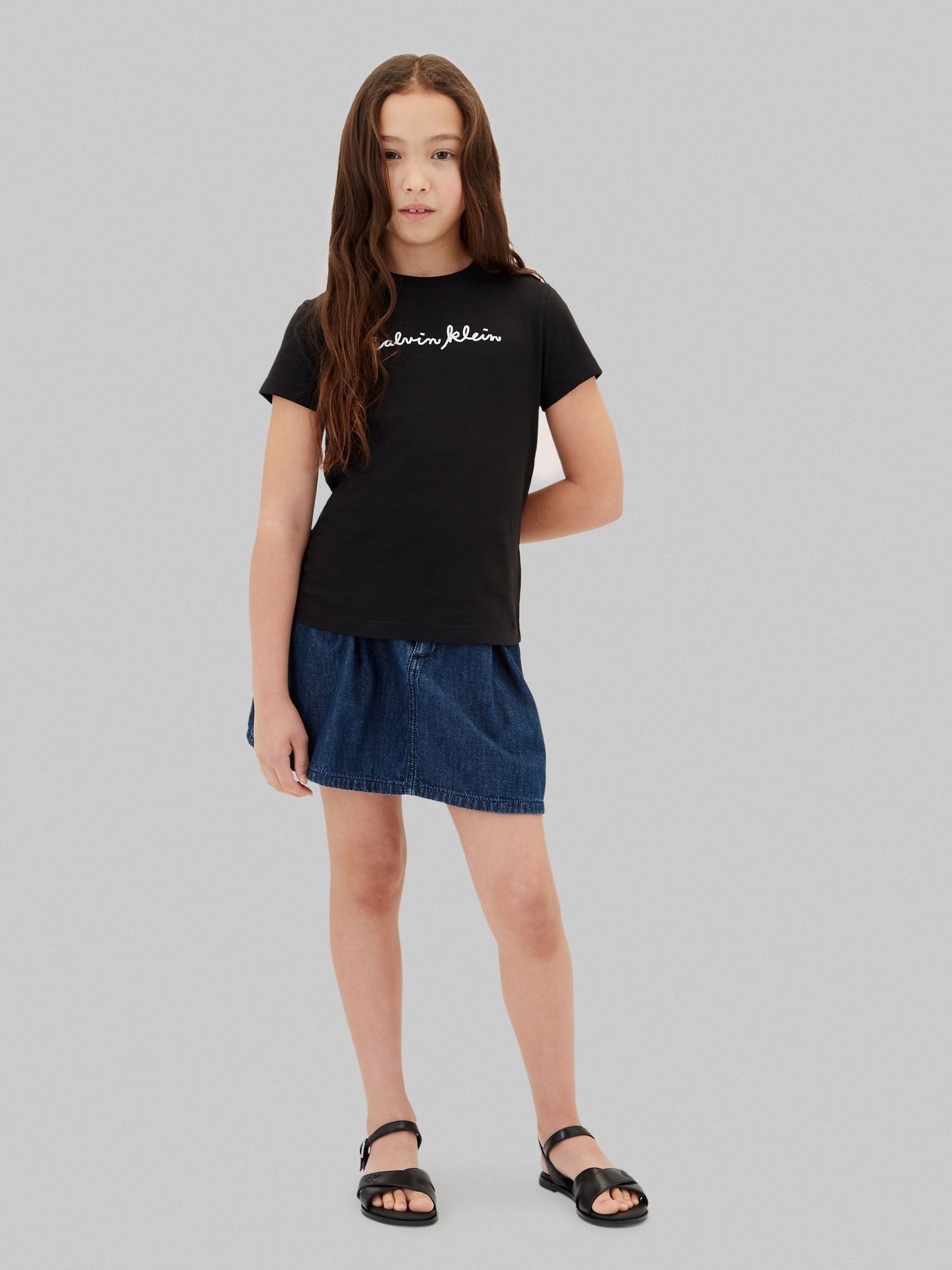 Calvin Klein Jeans Black Slim Logo T-Shirt image 1