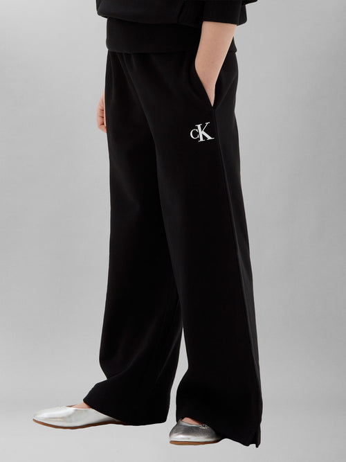 Calvin Klein Jeans Black Wide Leg Joggers image 1