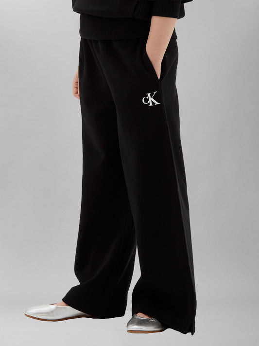 Calvin Klein Jeans Black Wide Leg Joggers image 1