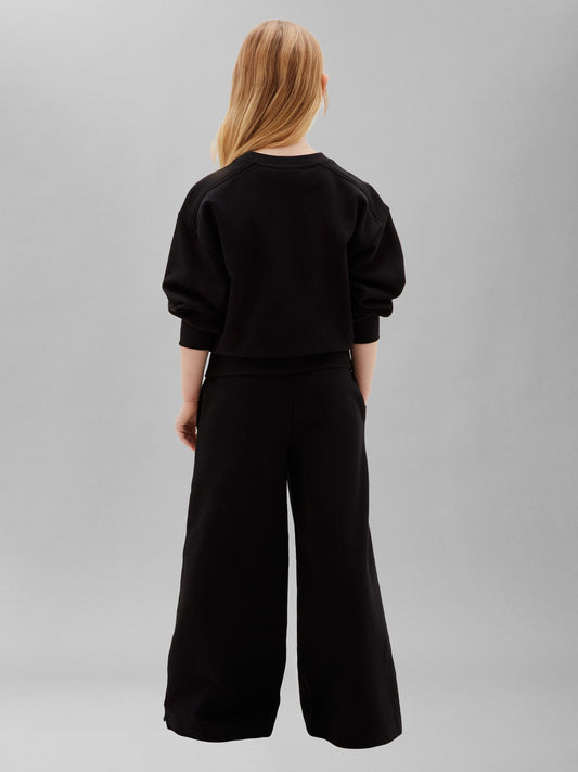 Calvin Klein Jeans Black Wide Leg Joggers image 2