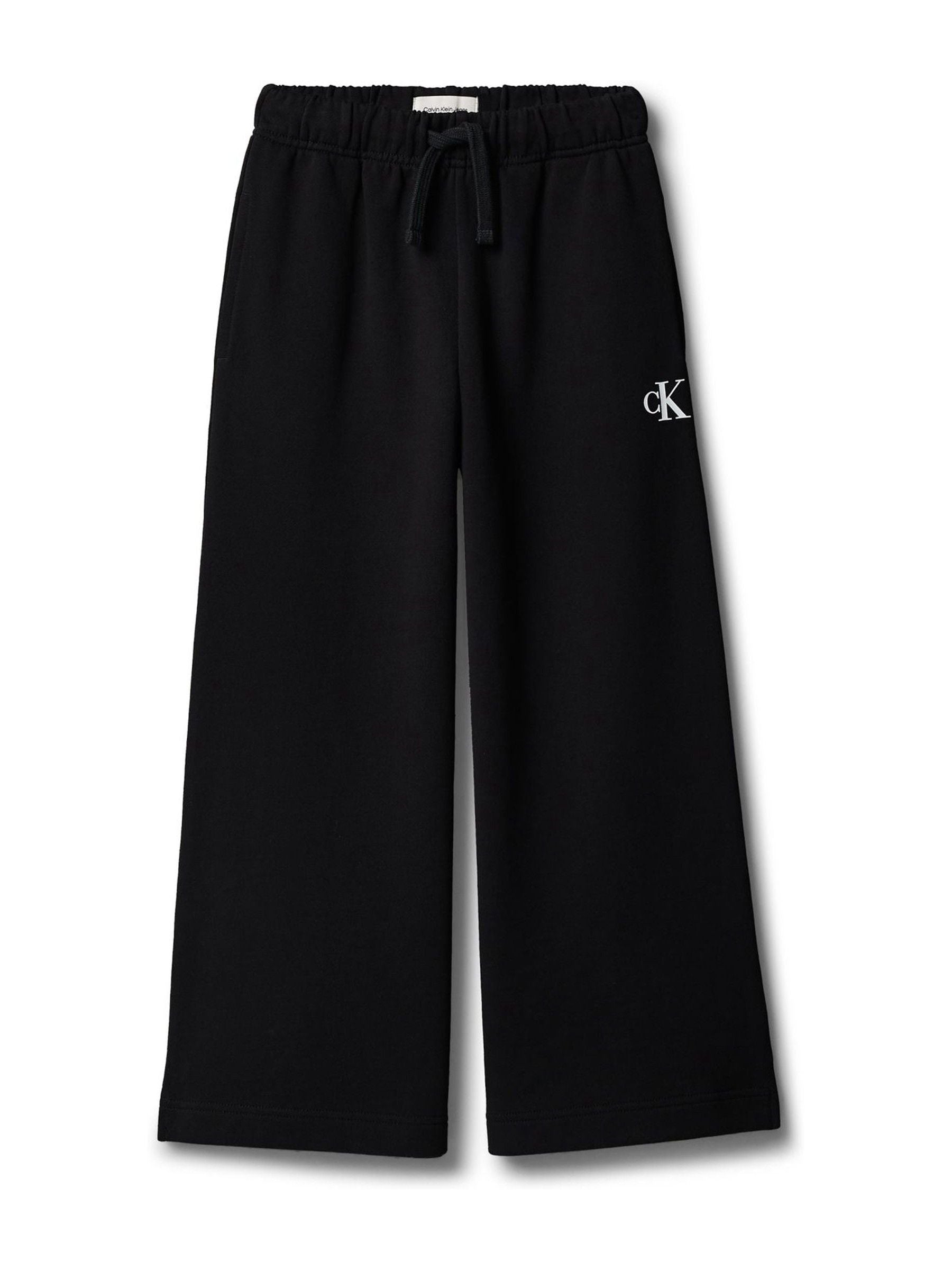Calvin Klein Jeans Black Wide Leg Joggers image 5