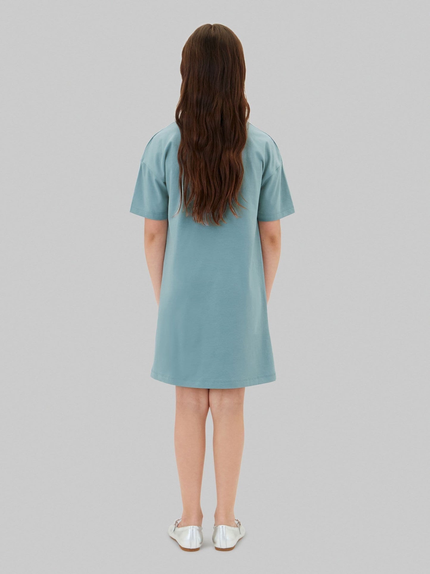 Calvin Klein Jeans Blue Signature Logo T-Shirt Dress image 2