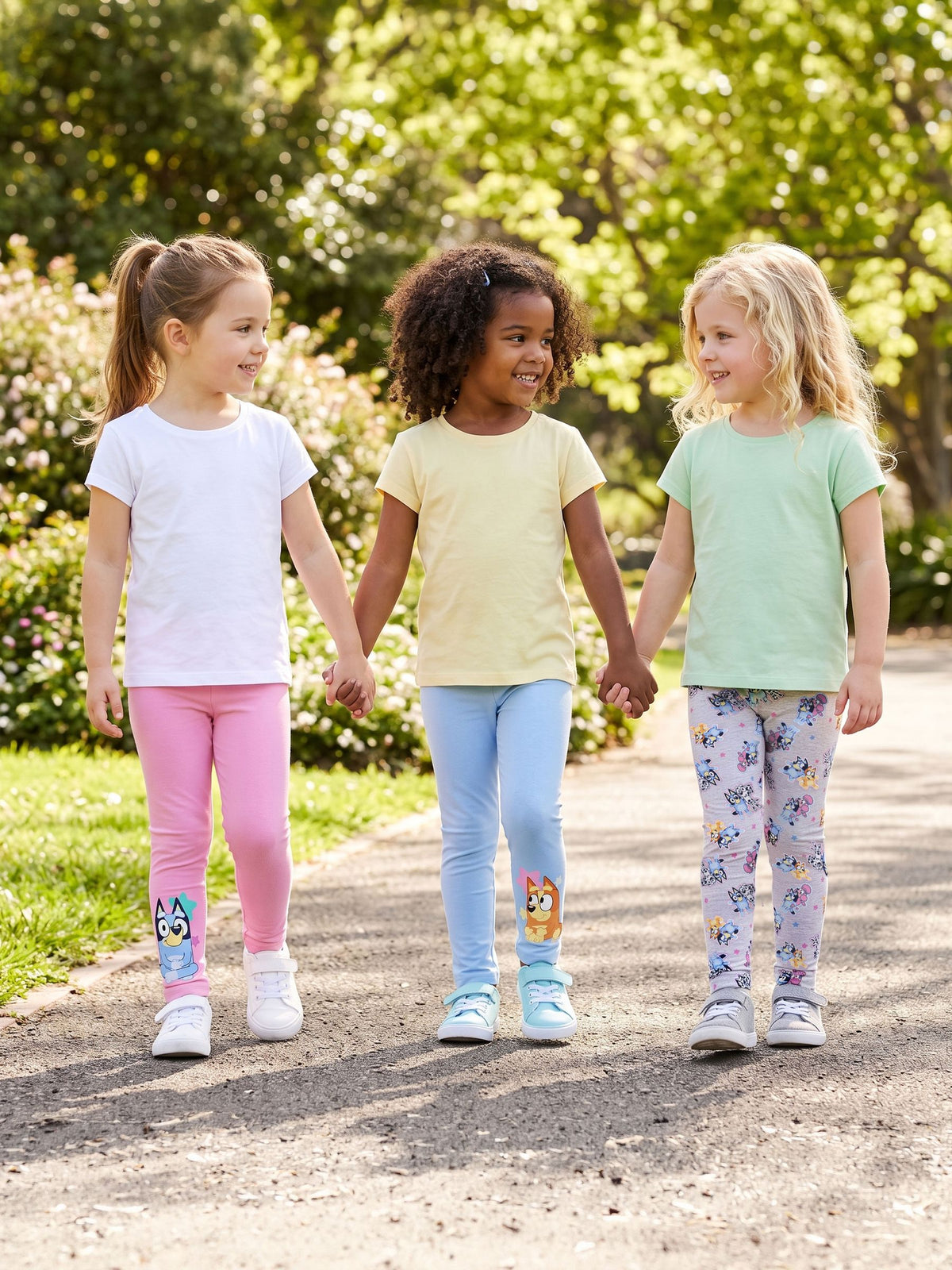 Character Blue Bluey And Bingo Leggings 3 Pack - image 3