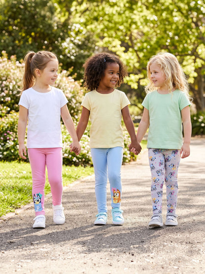 Character Blue Bluey And Bingo Leggings 3 Pack - image 3