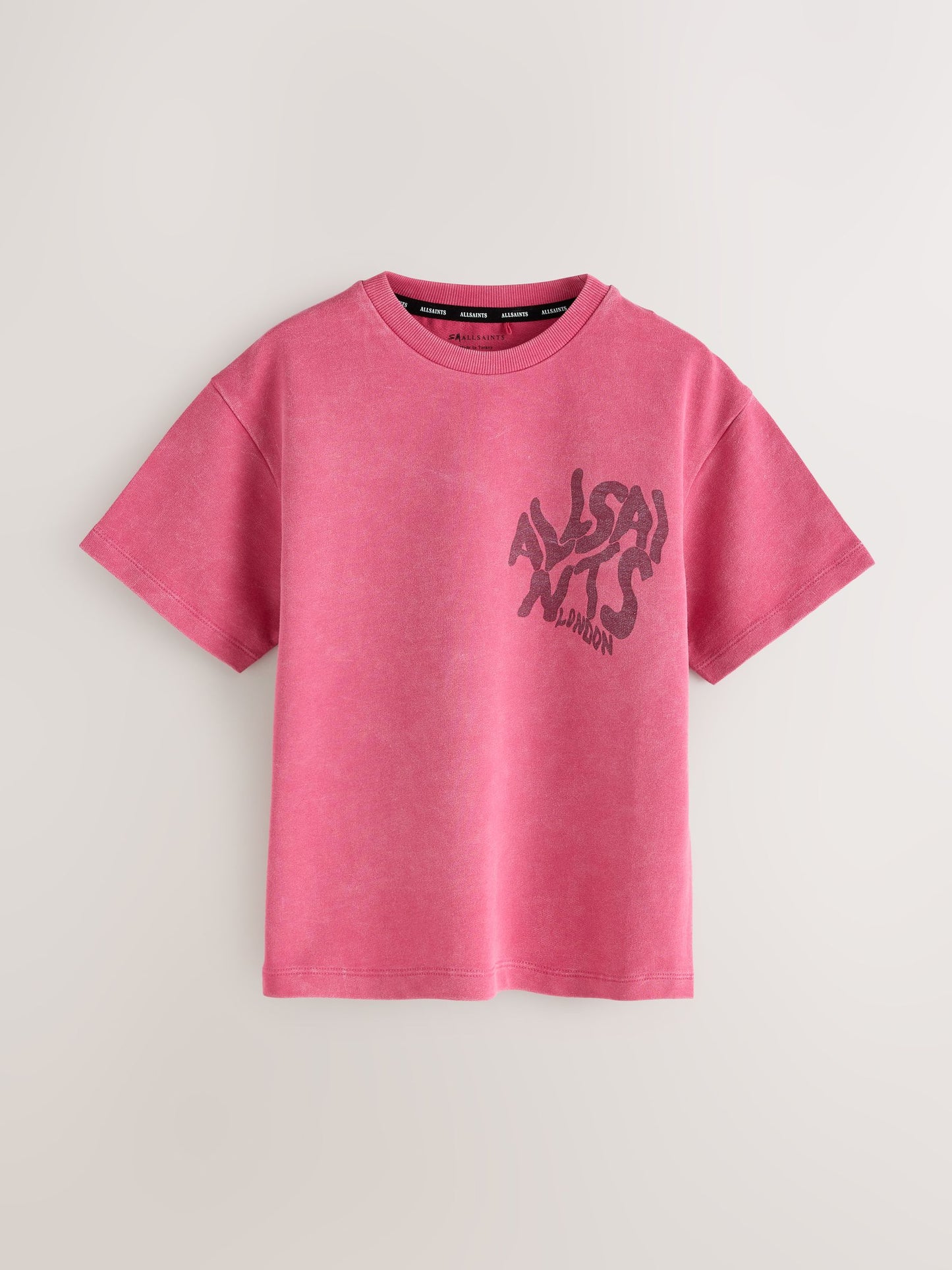Dsiney Kidz - smALLSAINTS Pink Oversized Orlando Logo Crew T-Shirt image 1