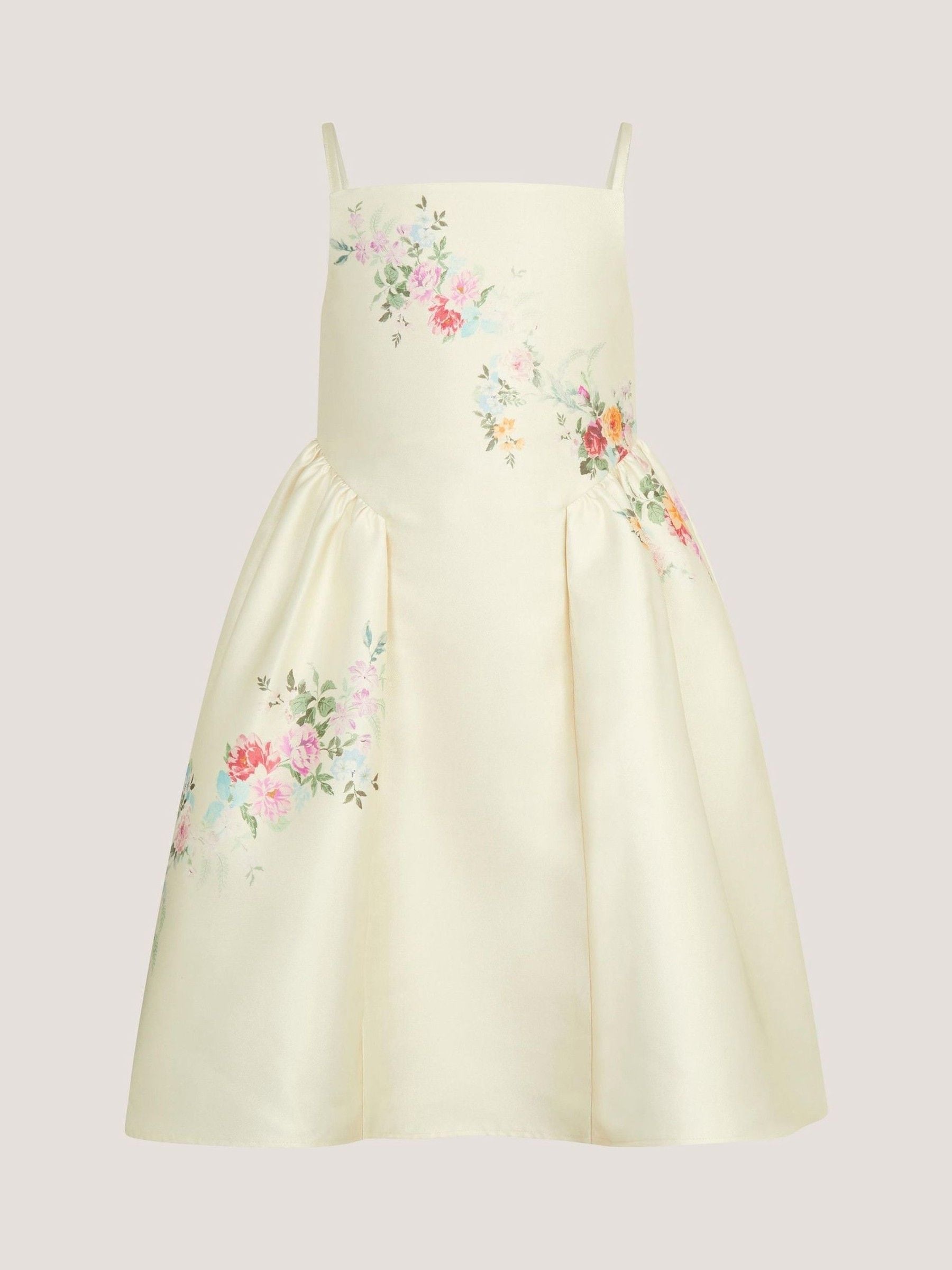 Monsoon Cream Molly Strappy Floral Party Dress image 1