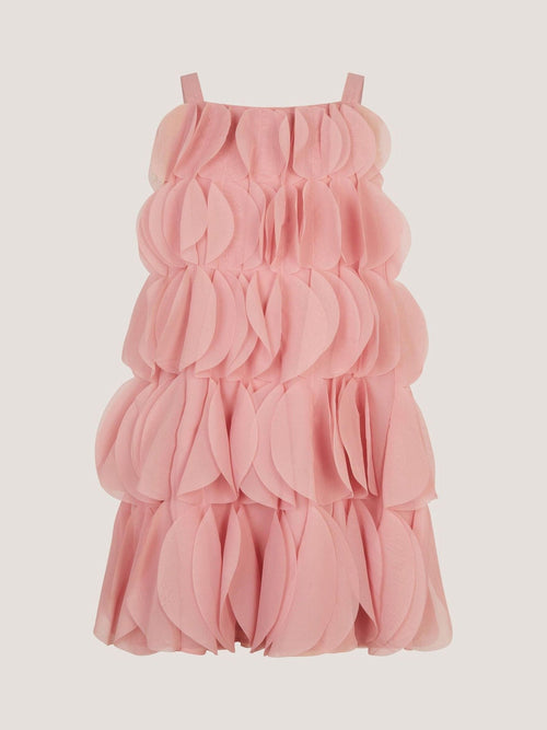 Dsiney Kidz - Monsoon Pink Strappy Scallop Frill Dress image 1