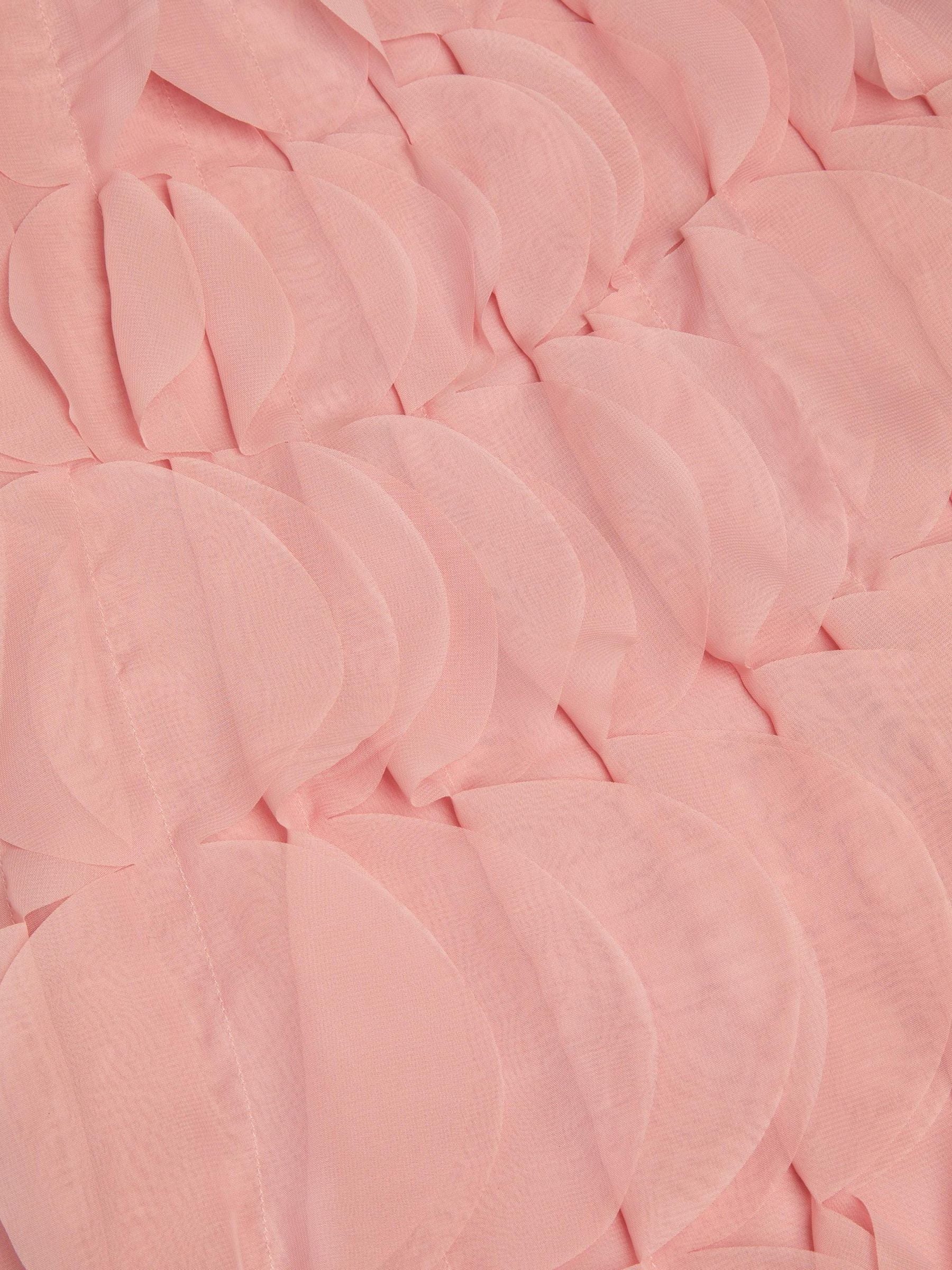 Monsoon Pink Strappy Scallop Frill Dress image 2