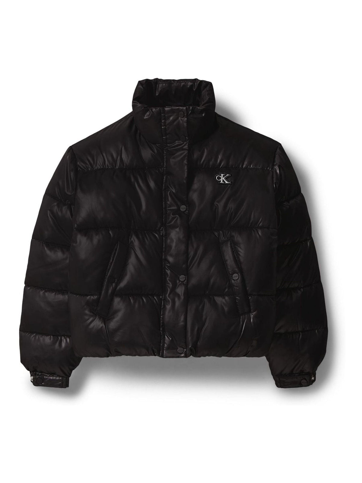 Dsiney Kidz - Calvin Klein Jeans Black Shiny Puffer Jacket image 5