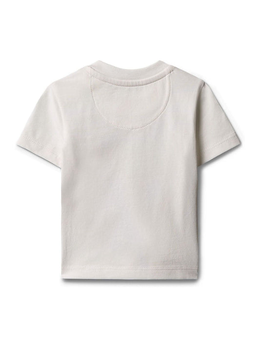 Dsiney Kidz - Calvin Klein Jeans Cream Newborn Signature Logo T-Shirt image 2