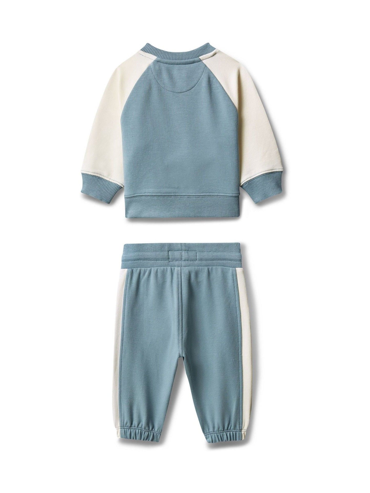 Dsiney Kidz - Calvin Klein Jeans Blue Newborn Sweatshirt and Joggers Set image 2