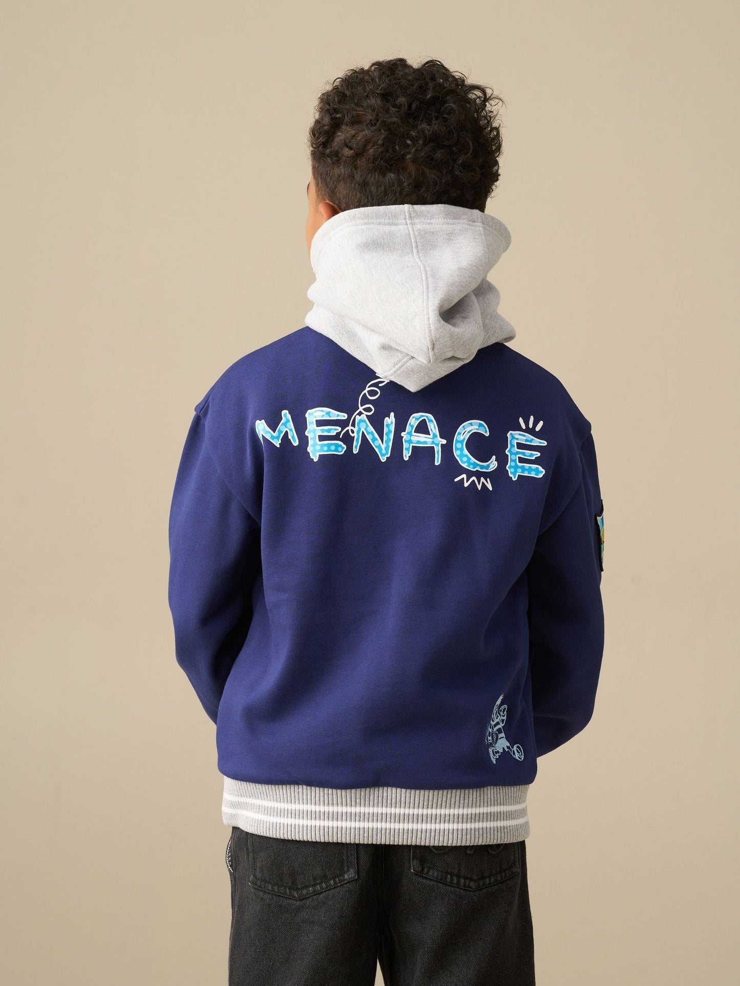Dsiney Kidz - Angel & Rocket Blue Beano Varsity Jacket image 2