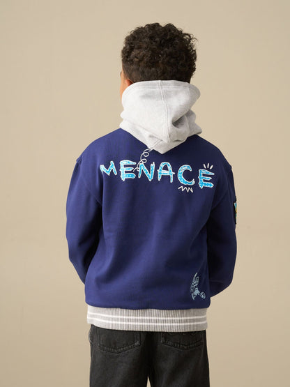 Dsiney Kidz - Angel & Rocket Blue Beano Varsity Jacket image 2