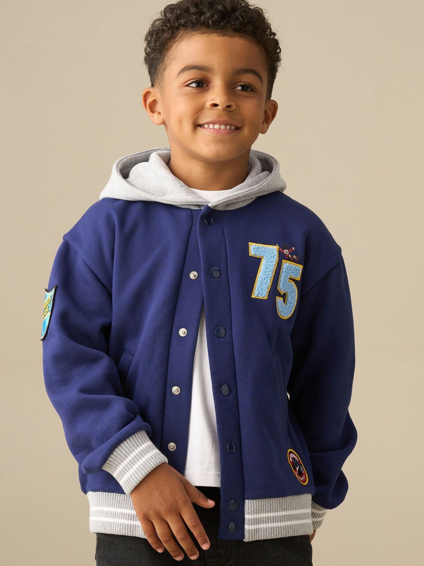 Dsiney Kidz - Angel & Rocket Blue Beano Varsity Jacket image 4