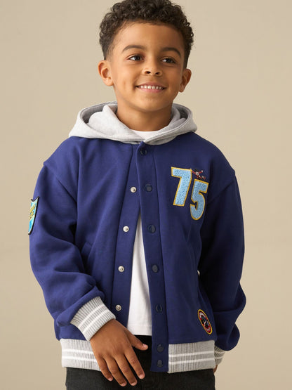 Dsiney Kidz - Angel & Rocket Blue Beano Varsity Jacket image 4