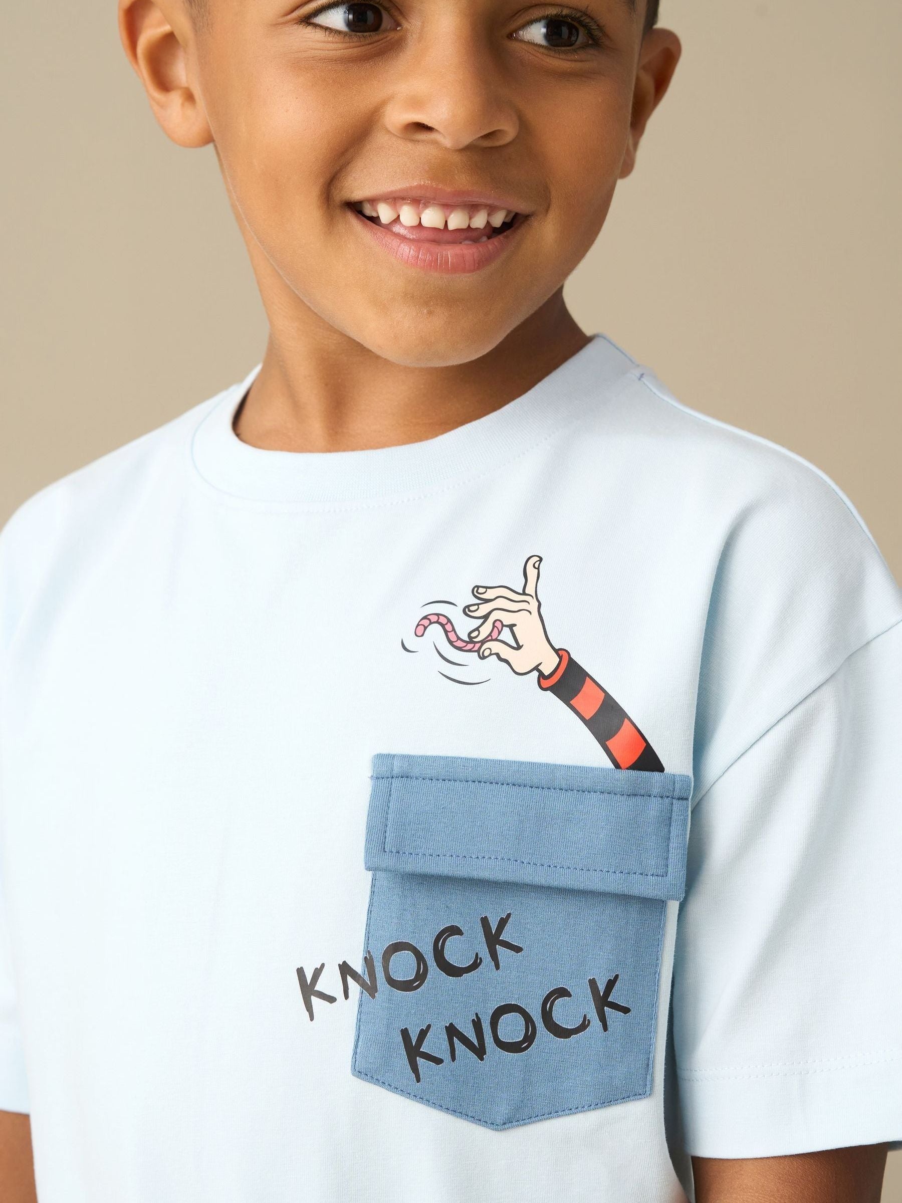Dsiney Kidz - Angel & Rocket Blue Beano Blue Joke Pocket T-Shirt image 2