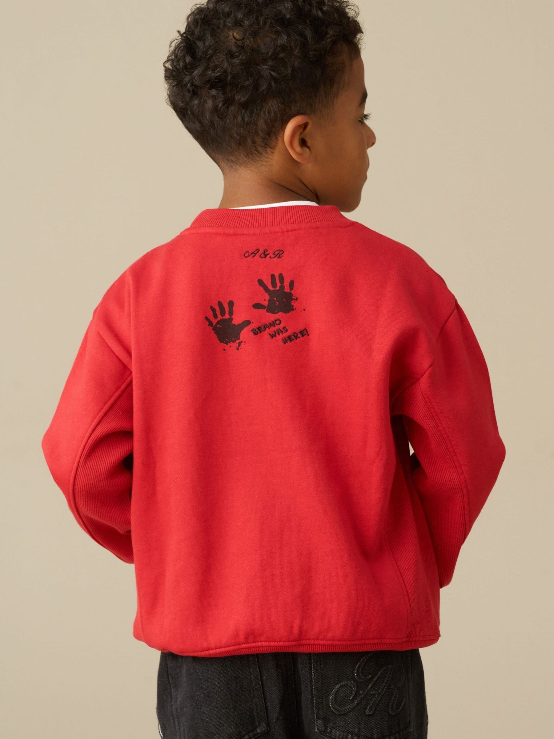 Dsiney Kidz - Angel & Rocket Red Beano Red Sequin Sweat Tops image 3