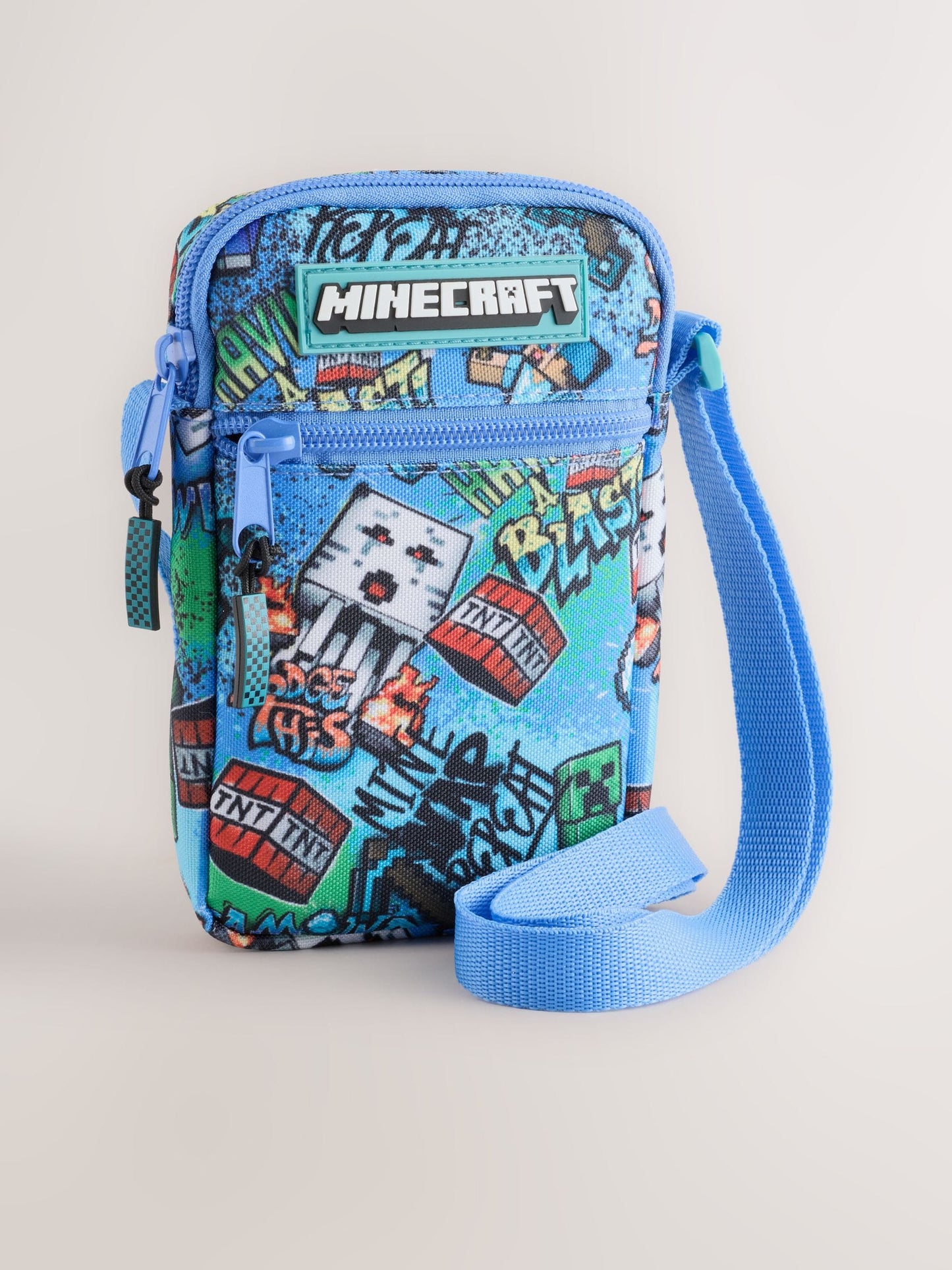 Dsiney Kidz - Blue Minecraft Cross-Body Phone Bag image 1