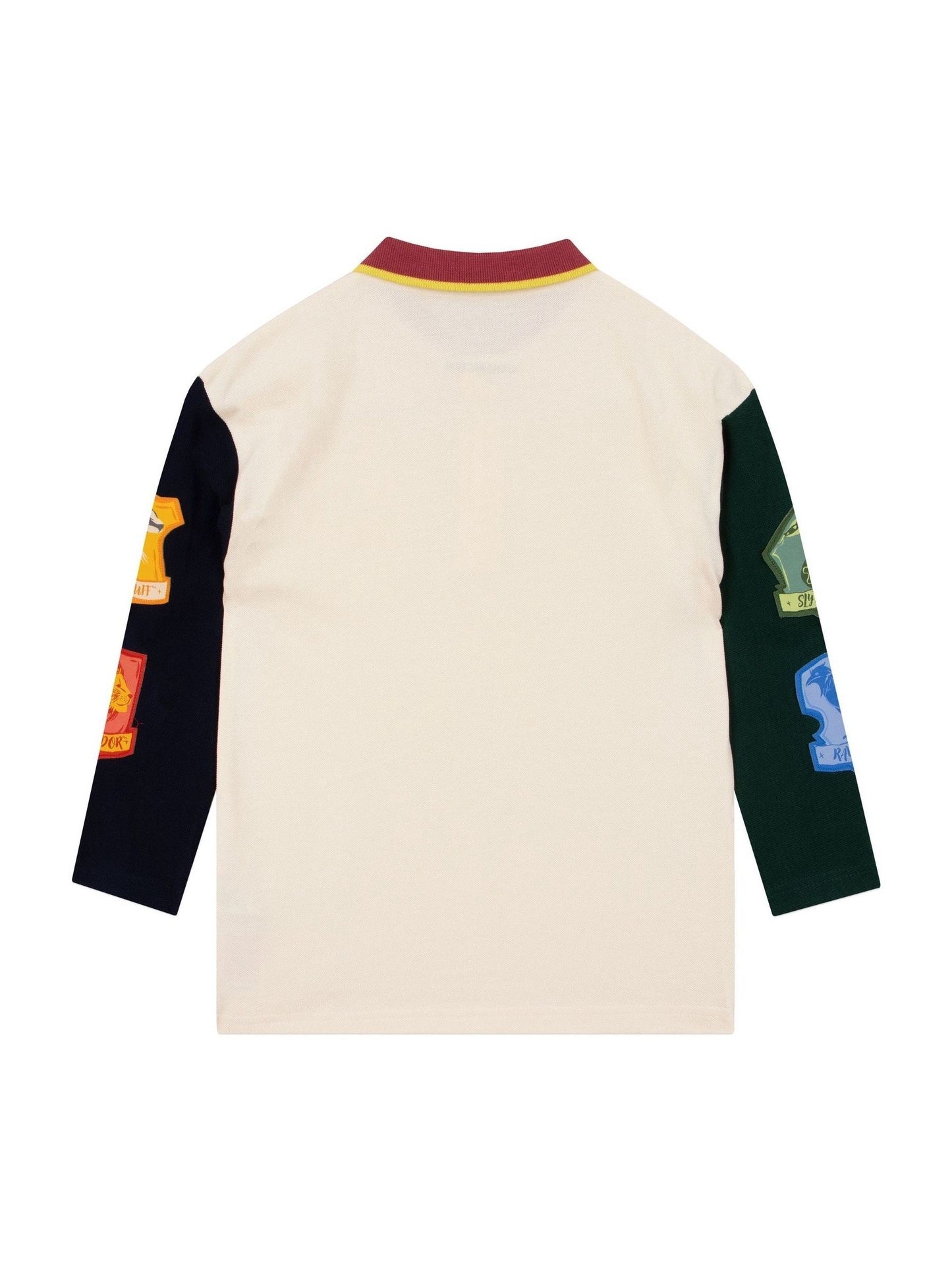 Dsiney Kidz - Character Cream Harry Potter Long Sleeve Polo Shirt - Hogwarts image 2