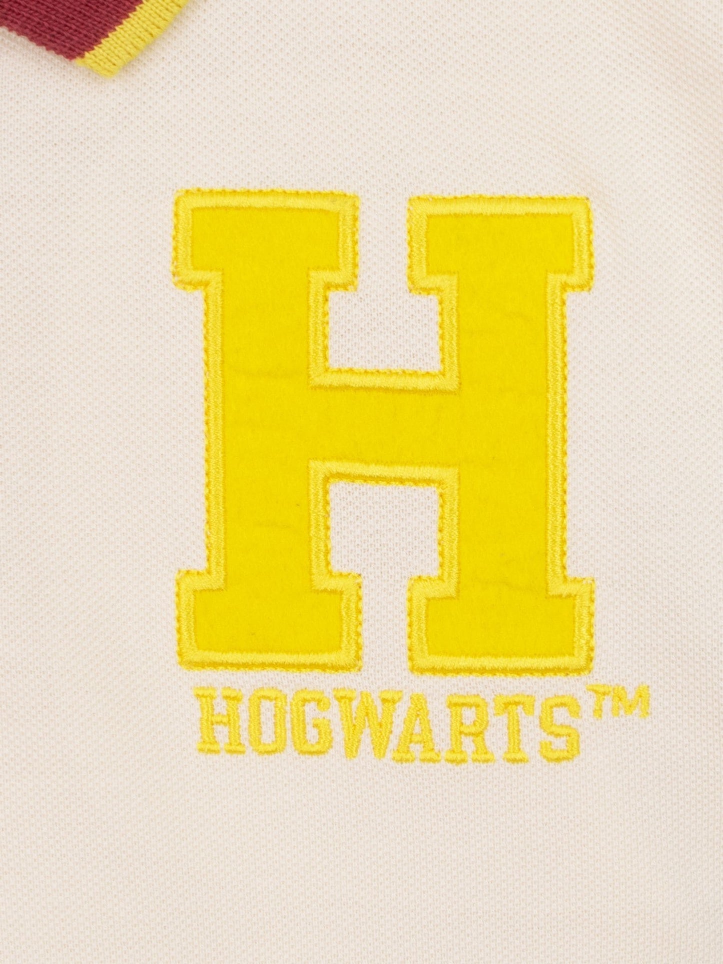 Dsiney Kidz - Character Cream Harry Potter Long Sleeve Polo Shirt - Hogwarts image 3