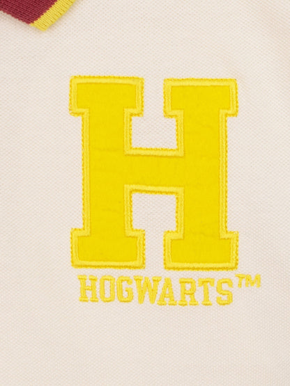 Dsiney Kidz - Character Cream Harry Potter Long Sleeve Polo Shirt - Hogwarts image 3