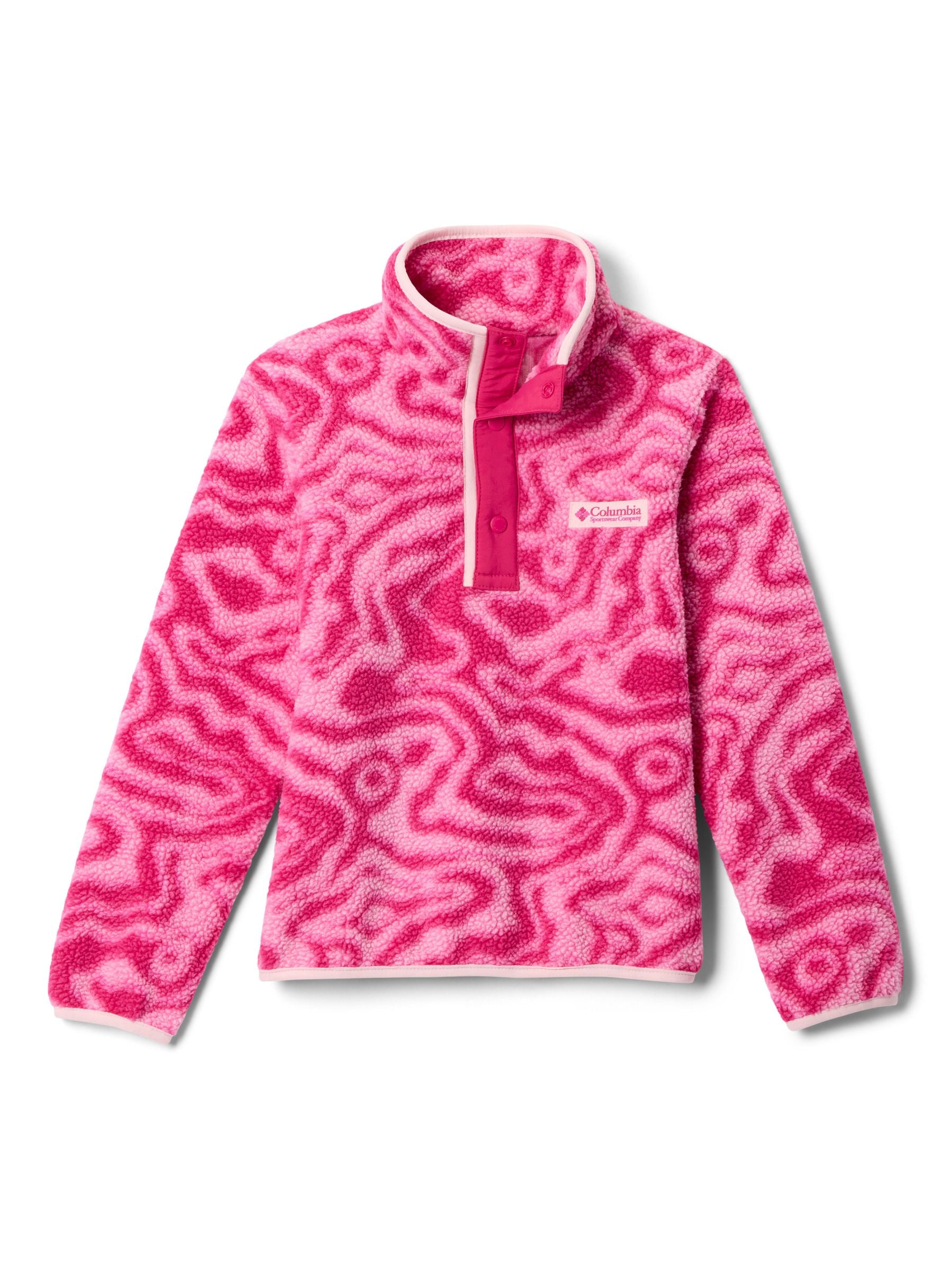 Dsiney Kidz - Columbia Pink Helvetia™ II Printed Half Snap Fleece image 1