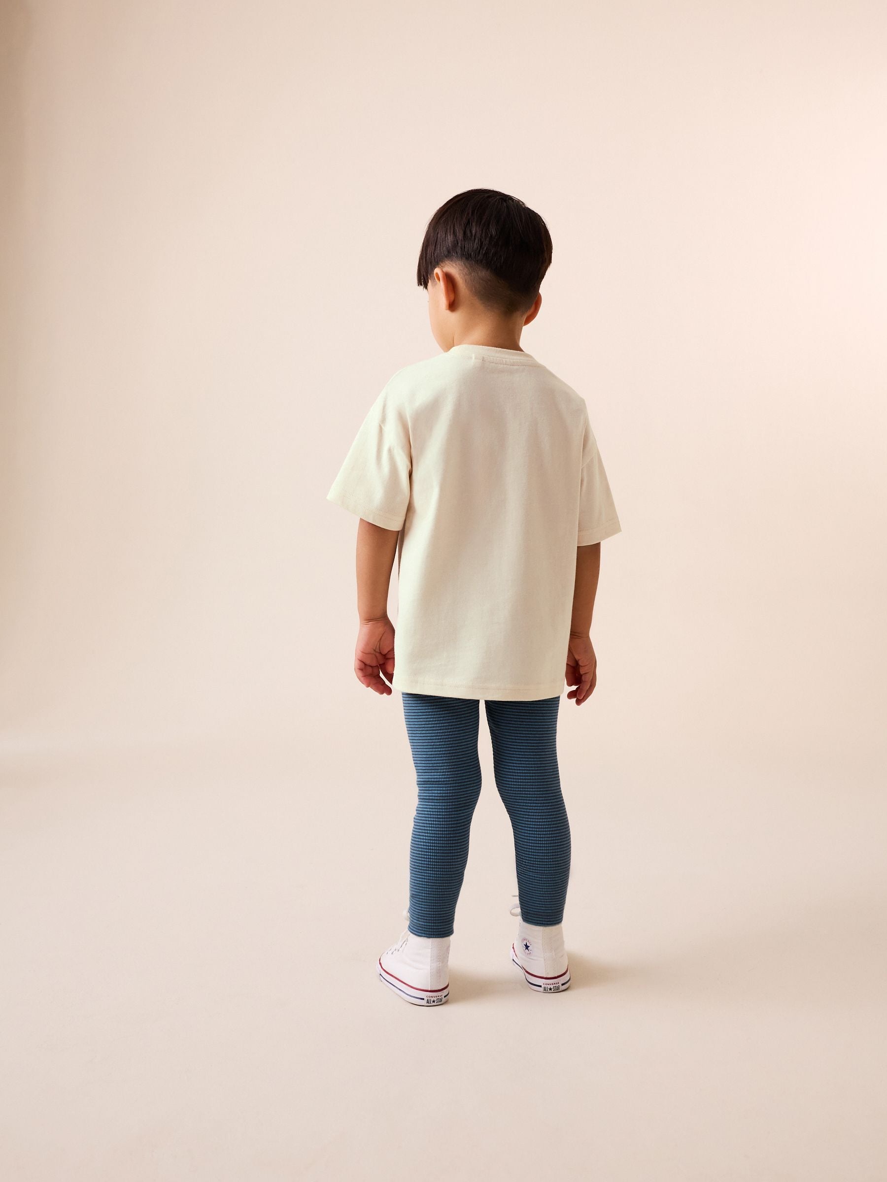 Neutral Farm Animals Short Sleeve T-Shirt and Leggings Set (3mths-7yrs) image 3