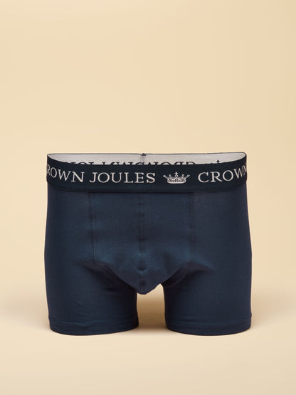 Dsiney Kidz - Joules Navy/Burgandy Cotton Jersey Boxer Shorts 5 Pack image 4