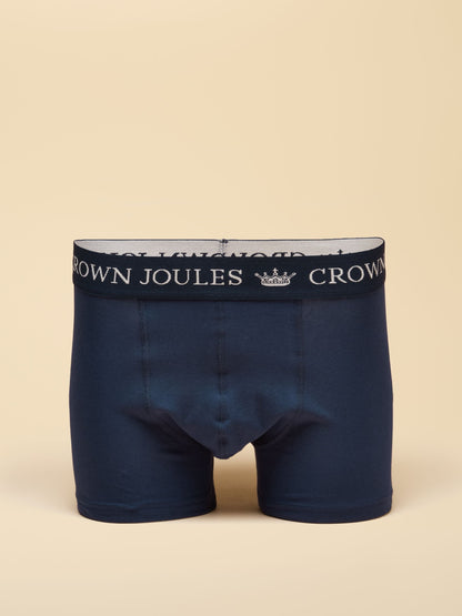 Dsiney Kidz - Joules Navy Cotton Jersey Boxer Shorts 5 Pack image 4